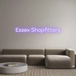 Custom Neon: Essex Shopfit... First Stop Signs Print