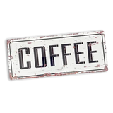 Retro Coffee Vintage Metal Sign